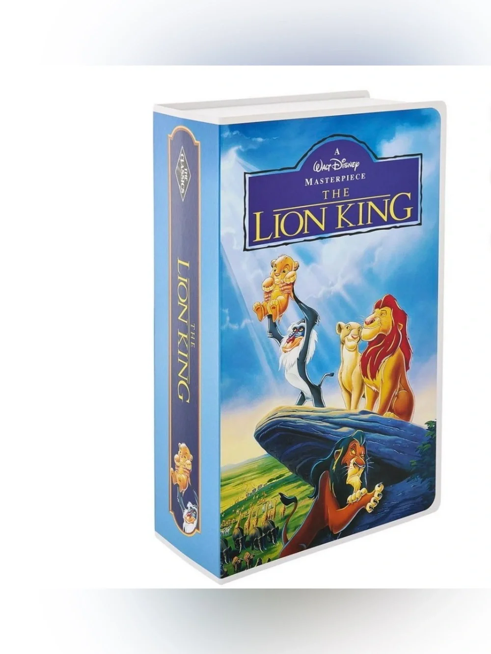 NEW SEALED Disney LION KING VHS Boxed Silk Touch Throw Blanket 50×70